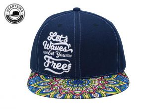 Sombreros Snapback de Bill Flat Bill Bandana de Bandana marina personalizada
