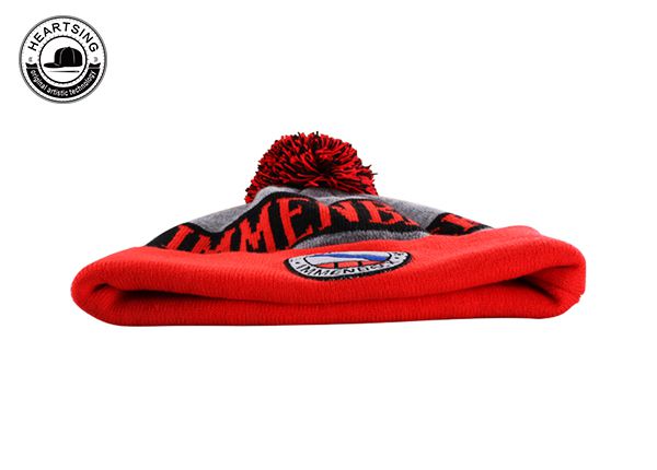 Hat de punto de punto de espía gris personalizado personalizado B014