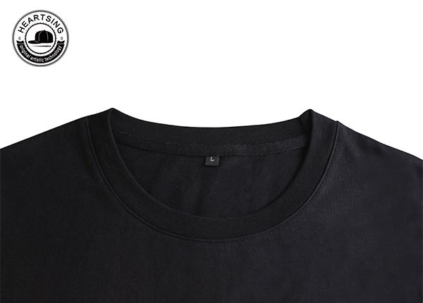 camisetas personalizadas para hombres moda personalizada con estampado de algodón negro thish-tsh002