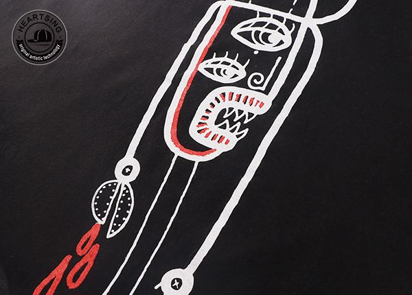 Camisetas al por mayor Fashion Fashion de algodón negro Tieta THSH006