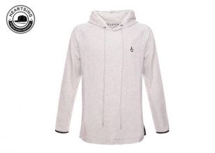 Hojas de jersey personalizadas Fashion personalizada con hojas de hojas de impresión gris claro-HD003