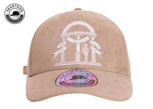 Capilla de béisbol de gamuza para mujeres Ladies Caza de béisbol de color caqui con cierre de correa de gamuza