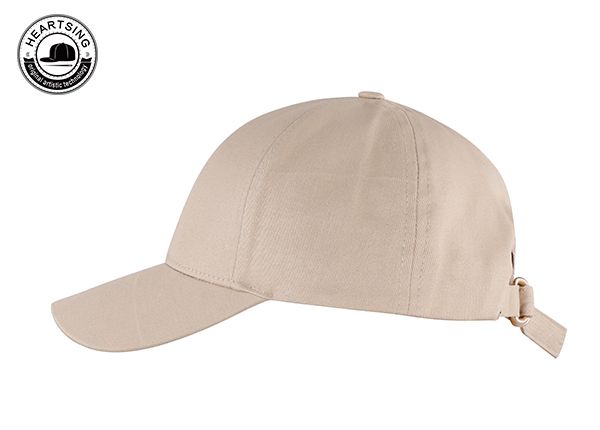 Lado de la llanura en blanco Caki Béisbol Dad Hat