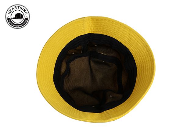 Dentro del sombrero de cubo de algodón naranja personalizado