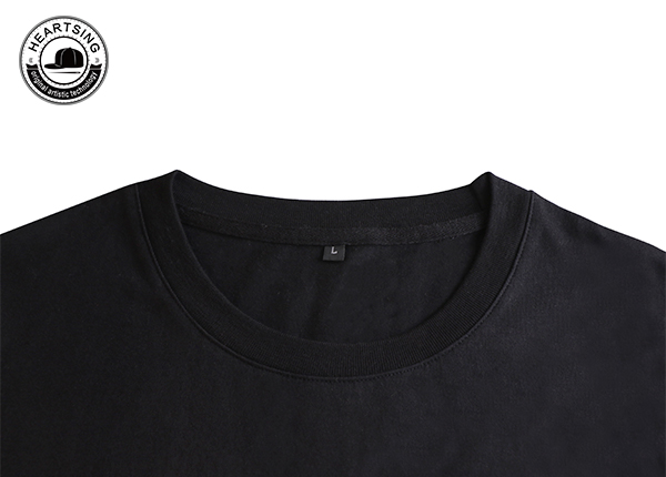 Camiseta de estampado de algodón negro de moda personalizado al por mayor.jpg