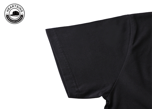 Camiseta de estampado de algodón negro de moda personalizado al por mayor.jpg