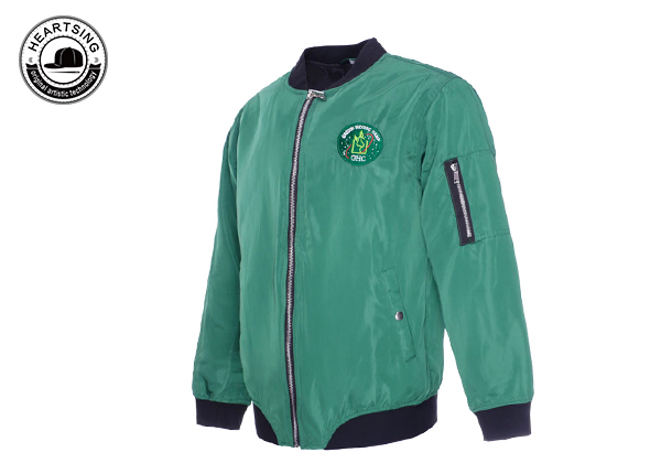 Jaqueta verde de moda personalizada al por mayor.jpg