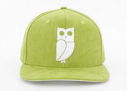 Olive Green Snapback Cap Bordado personalizado de gamuza Green Snapbacks