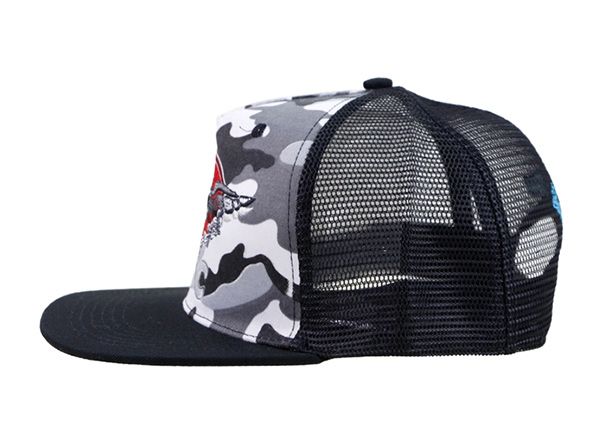 Lado de la caza de apliques CAMO Snapback Camioner Capilla