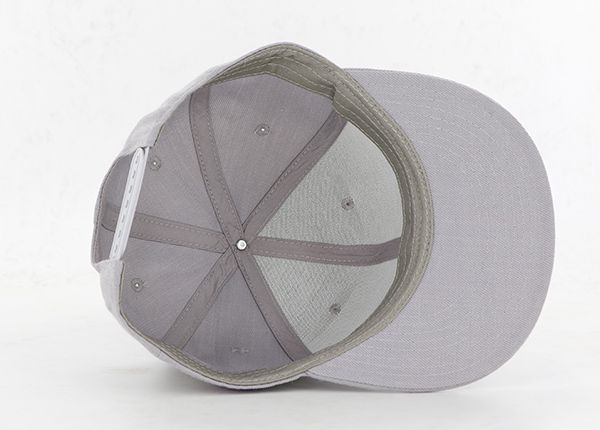 Dentro del bordado acrílico 3D Capa de snapback gris