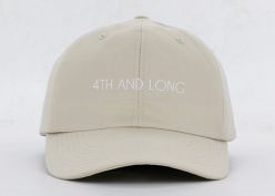 Sombrero de béisbol gris liso con hebilla de metal Capas grises lisas para mujeres para mujeres