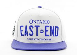 Hombres 5 Panel de cuero blanco Tapa Snapback Snapbacks Snapbacks Snapbacks