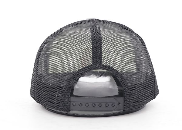 Atrás de la impresión personalizada de 5 paneles Snapback Trucker Sombrero con espuma blanca