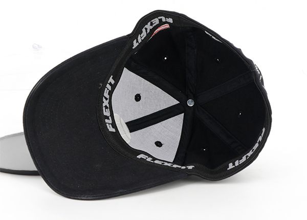 Dentro de la gorra de béisbol negro personalizado con bandera americana