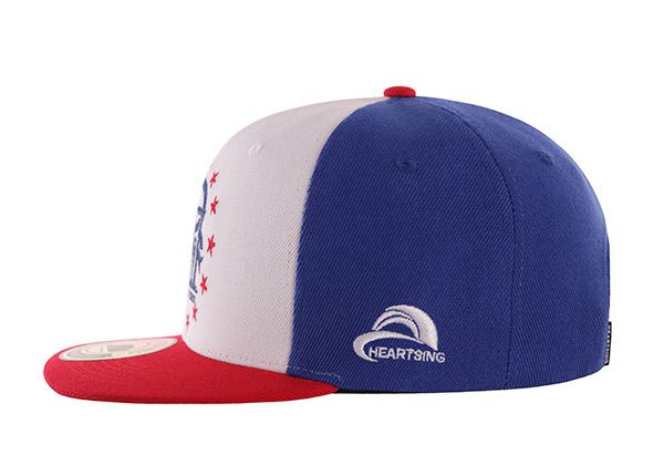 Lado del sombrero de hip hopback de hip hop blanca blanca personalizada