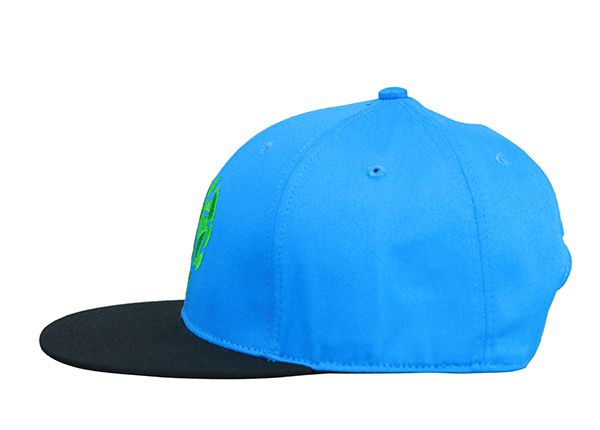 Snapback negro y azul Snapback Two Tone Flat Borded Hat para hombres y mujeres