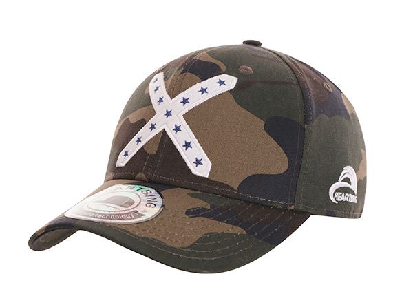 Inclinación de la gorra de béisbol de estilo militar de 6 paneles personalizados