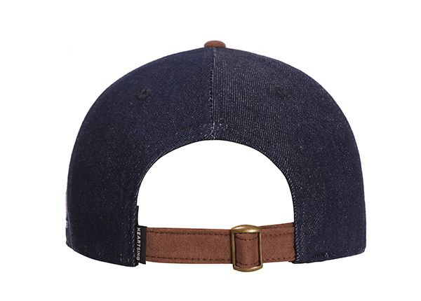 PARTA DEL BARRO BROWN BRIM BASEBLO Guche con cierre de correa de cuero