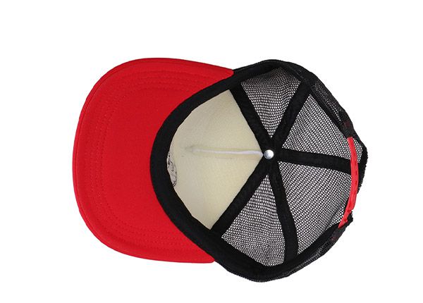 Dentro del sombrero de camionero de espuma blanca impresa personalizada