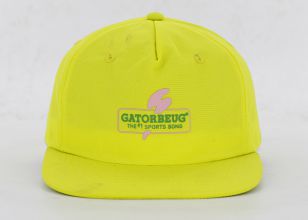 Todos los snapbacks personalizados de sombrero de snapback dorado con borde plano