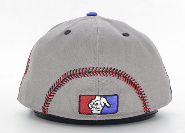 Capacal de snapback institrado de reverso de grises de gris