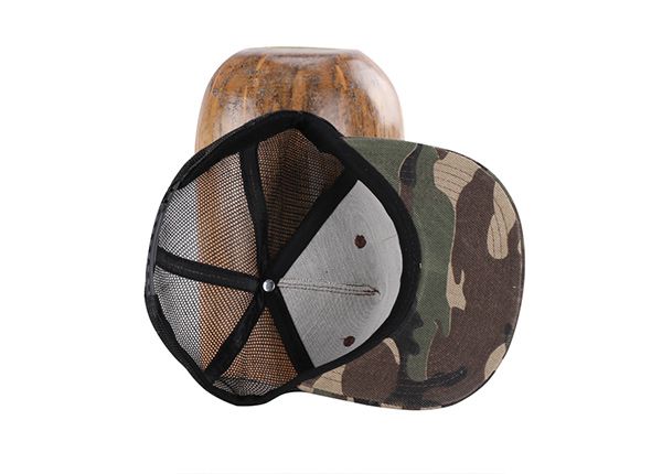 Dentro del sombrero de camuflaje Snapback de fatiga del ejército