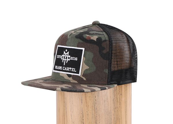 Inclinación del sombrero de camuflaje snapback de fatiga del ejército
