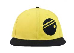 Capazón bordado de dos tono personalizado de Snapback negro y amarillo