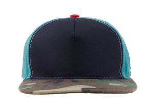 Snapbacks vintage en blanco con Camo Bill