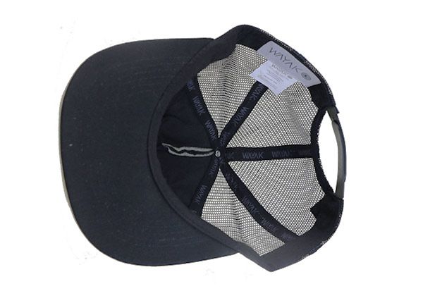 Dentro del sombrero de camionero snapback snapback plano negro personalizado personalizado