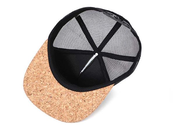 Dentro del sombrero Snapback de diseño genial con borde de corcho