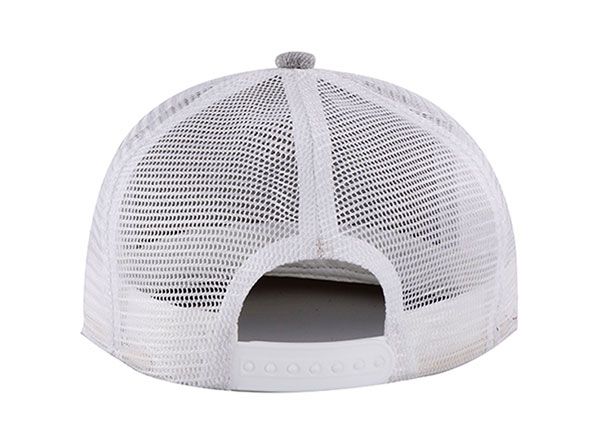 Dora del sombrero de camionero snapback gris y blanco