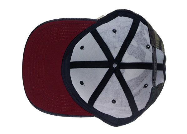 Dentro del sombrero militar snapback bordado