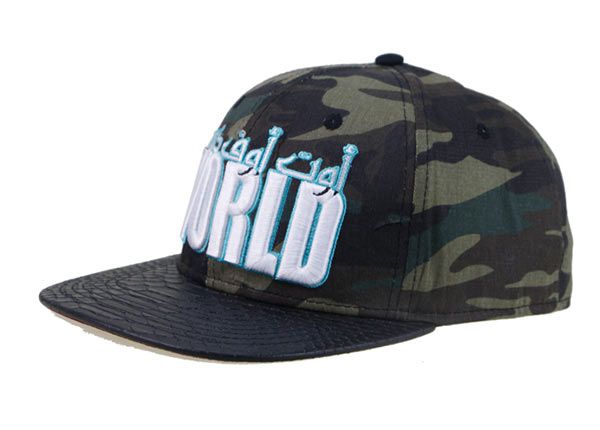 Inclinación de sombrero de snapback militar bordado