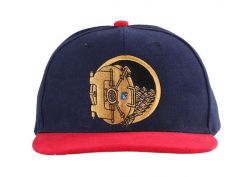 Sombrero azul snapback de 2tona azul marino y rojo de 2tone