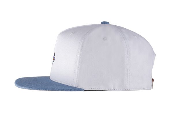 Lado del azul marino y blanco snapback dos tono tono