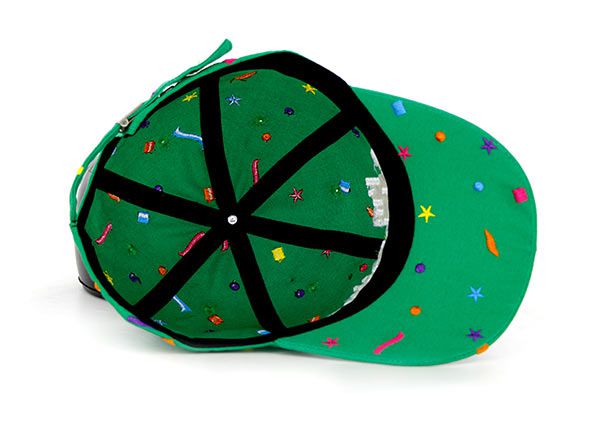 Dentro del sombrero Snapback de Green Party con borde curvo