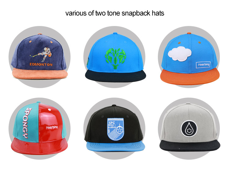 Snapback de dos tonos