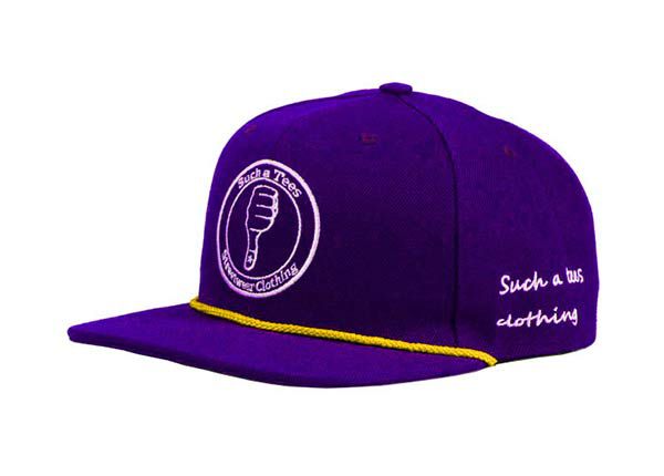 Slant of Purple Snapback con cuerda