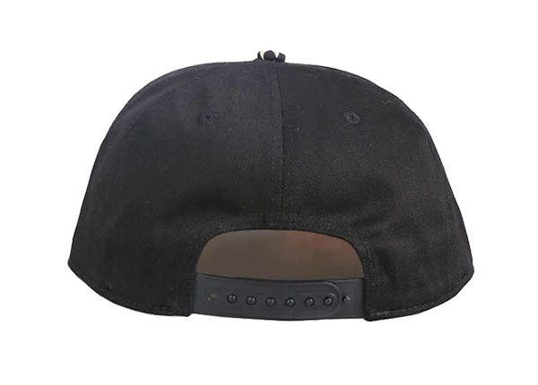 Atrás de Snapbacks tropicales florales negros personalizados