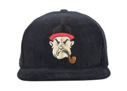 Snapbacks clásicos sombreros bordados negros personalizados