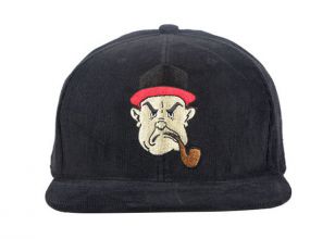 Snapbacks clásicos sombreros bordados negros personalizados