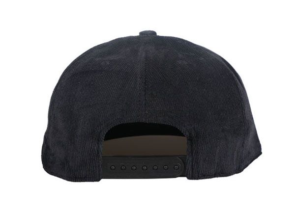 Atrás del sombrero de snapback bordado negro clásico personalizado