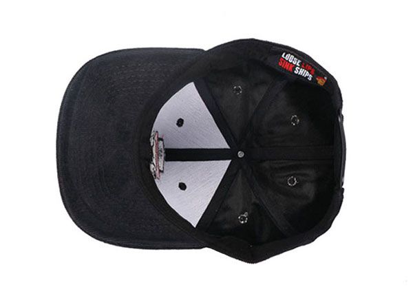 Dentro del sombrero Snapback bordado de Black Classic Classic personalizado personalizado