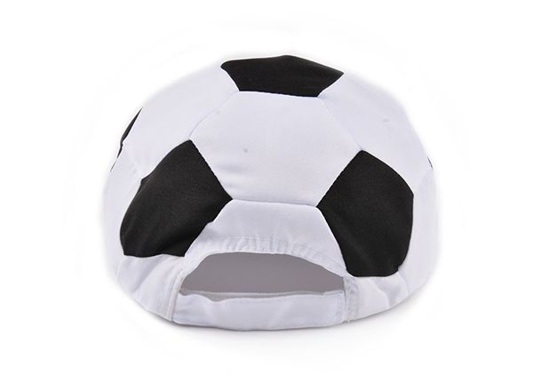 Atrás de la sombrero de béisbol de juego de fútbol de fútbol amenazado de negro personalizado