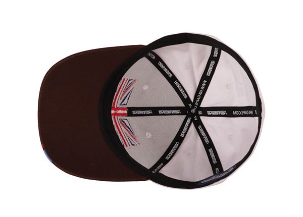 Dentro de la sombrero de béisbol de bandera personalizada del Reino Unido