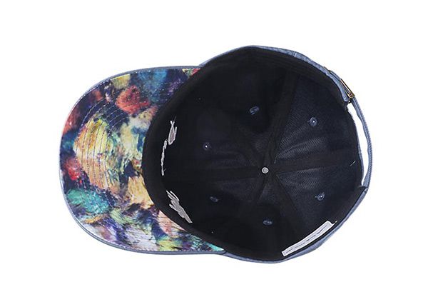 Dentro del azul personalizado ajustable ajustable se adapta a toda la gorra de béisbol