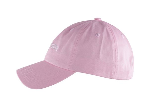 Lado del sombrero de papá de béisbol rosa rosa personalizado