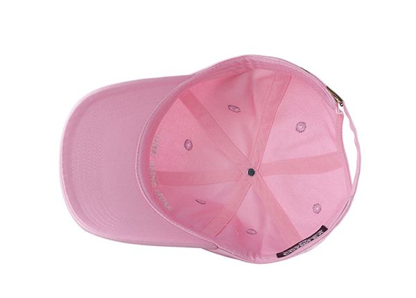 Dentro del sombrero de papá de béisbol rosa rosa personalizado personalizado