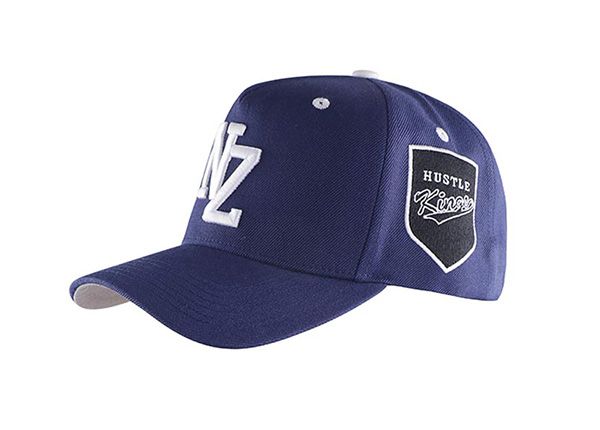 Inclinación de la gorra de béisbol azul azul marino con mordaz de color caqui